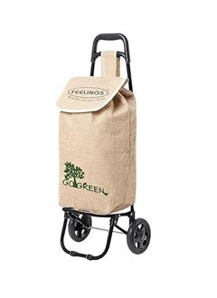 Feelings Feelings Shopping Trolley Eco With Wheels Beige  - Image 1