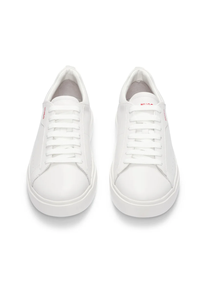 HUGO Cupsole trainers in smooth leather