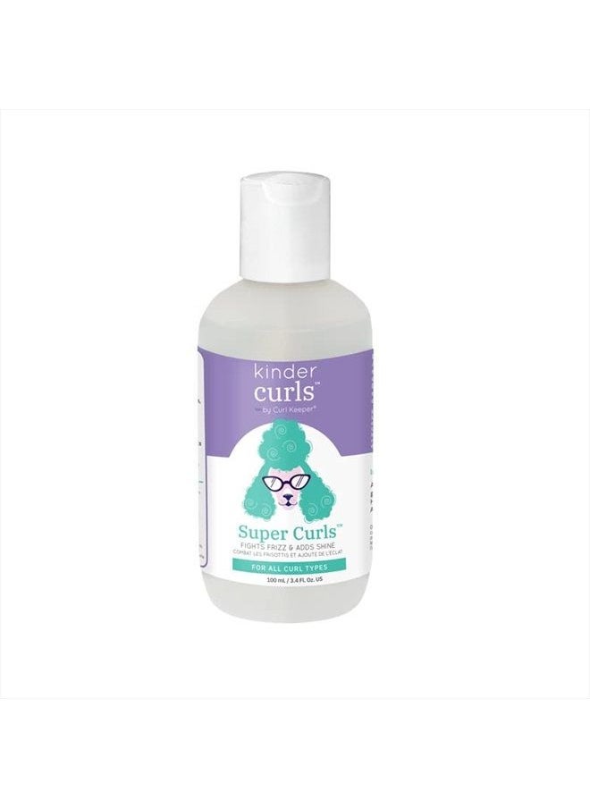 Curl Keeper CURL KEEPER - Kinder Curls Super Curls Water-Based Styler - Fights Frizz and Adds Shine (3.4 oz)  - Image 1