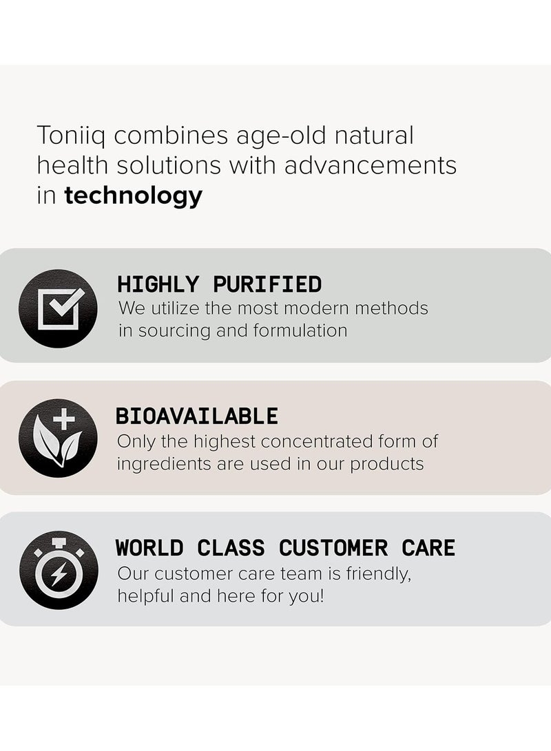 Toniiq Lion's Mane, Ultra Concentrated, 120 Capsules - Image 4