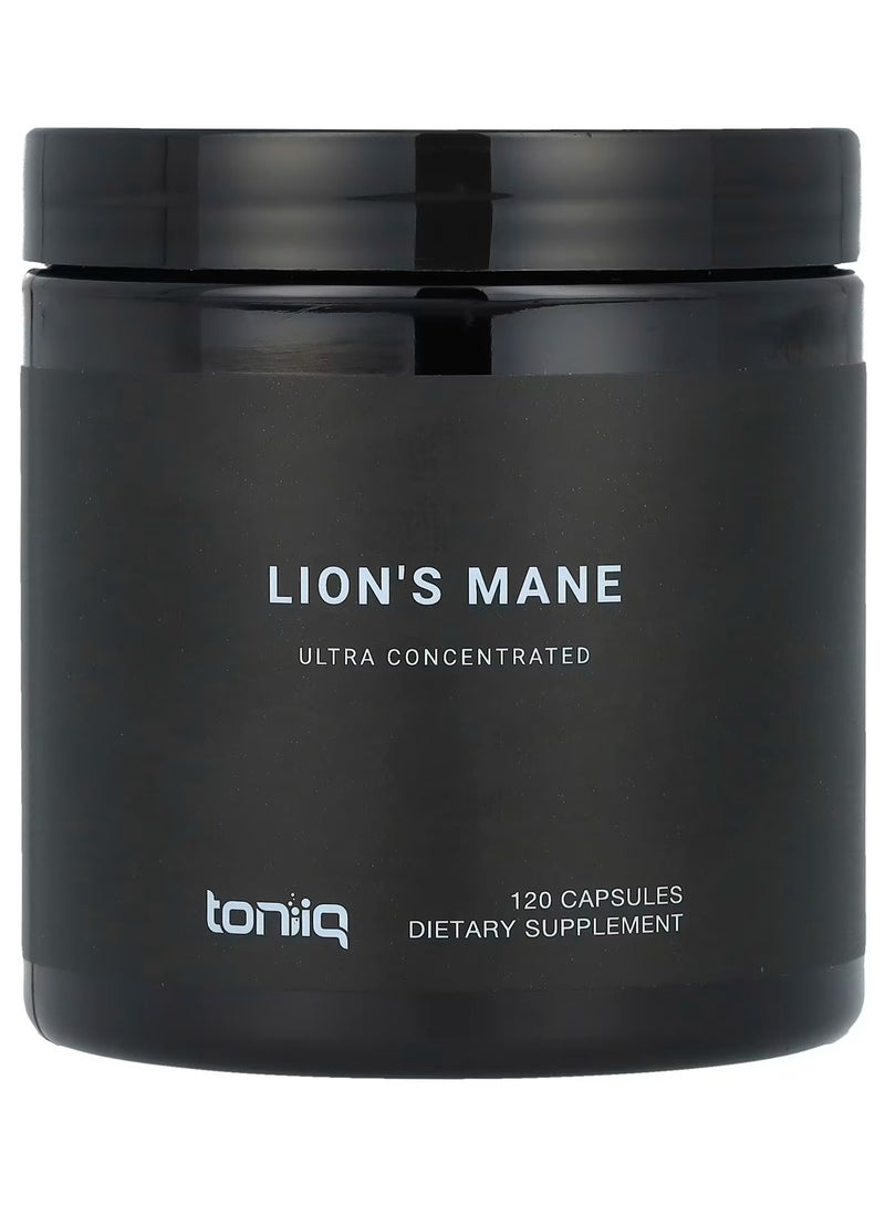 Toniiq Lion's Mane, Ultra Concentrated, 120 Capsules - Image 1
