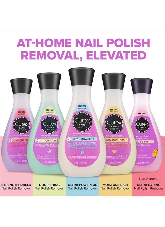Cutex Gel Nail Polish Remover, Ultra-Powerful & Removes Glitter and Dark Colored Paints, Paraben Free, 6.76 Fl Oz  - Image 5