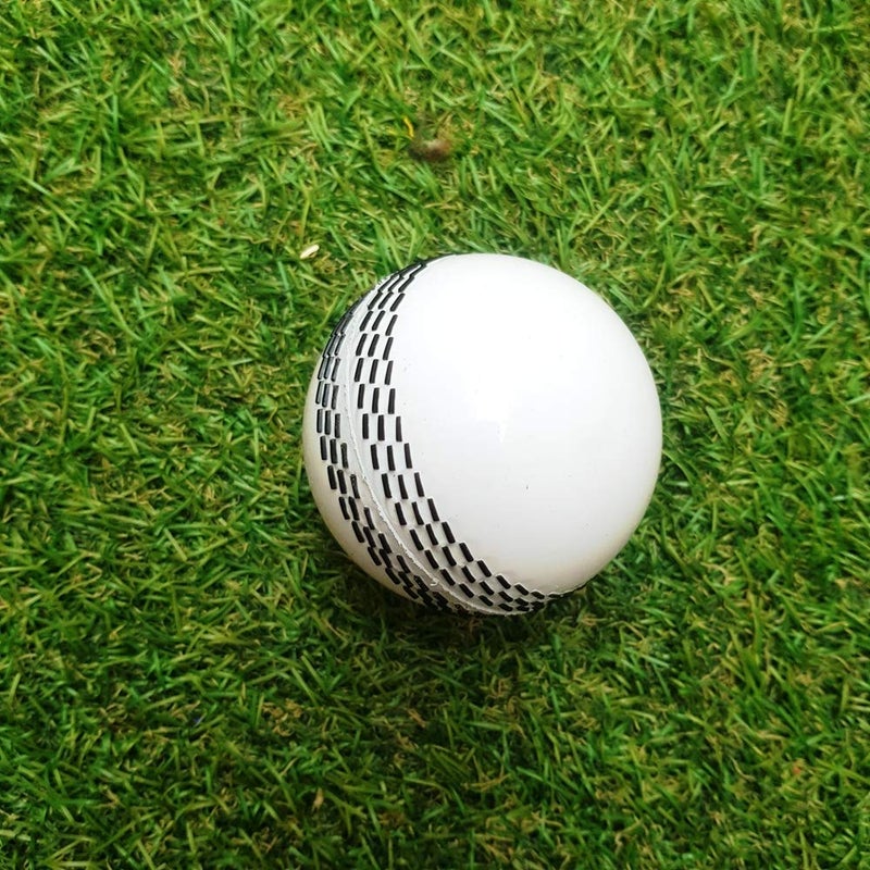 Canbee i10 T20 Cricket Ball – Silicone - Wind - sRubber Mix, Durable Training & Match Play, Lightweight 1 lb, Multi-Layer Construction, Lasts 150 Overs (White/Red) - Image 1