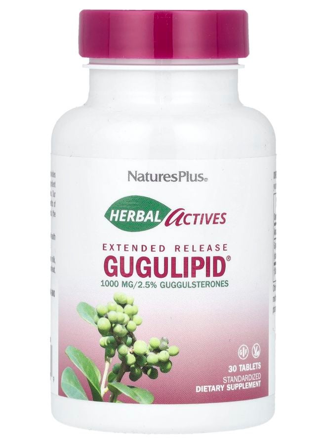Herbal Actives Gugulipid® Extended Release 1000 mg 30 Tablets