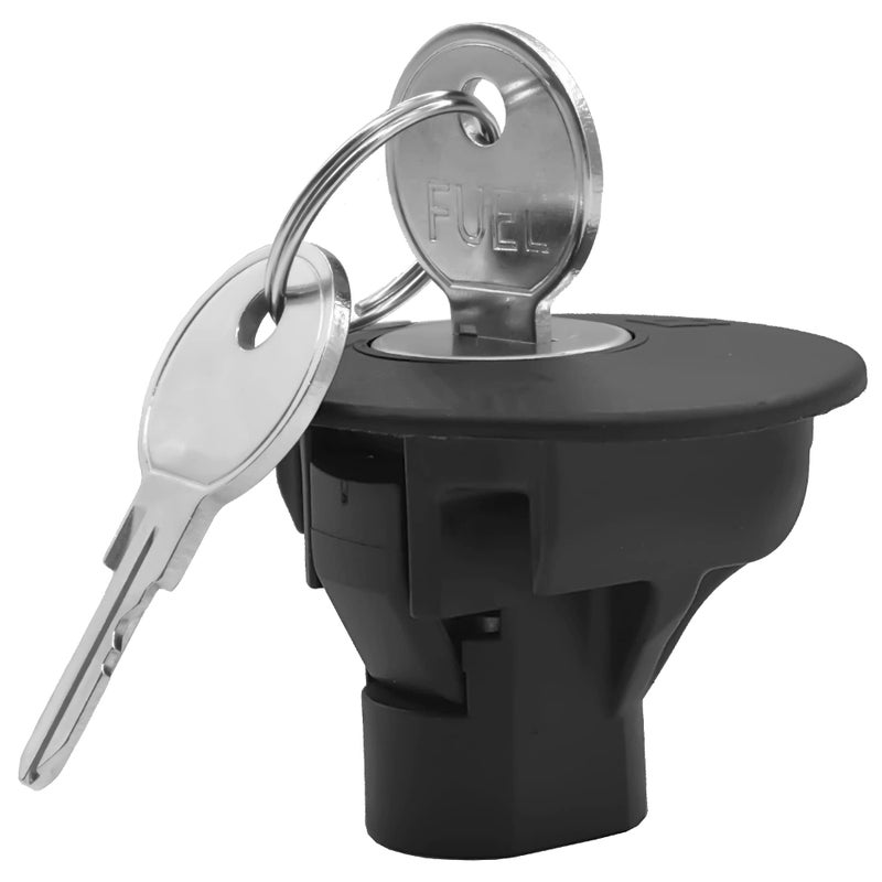 JEEFHO Locking Gas Cap Fuel Tank Cap wKeys Compatible with Ford F150 Edge Escape Expedition Explorer Focus Fusion TaurusReplaces 10524 8U5Z9C268B