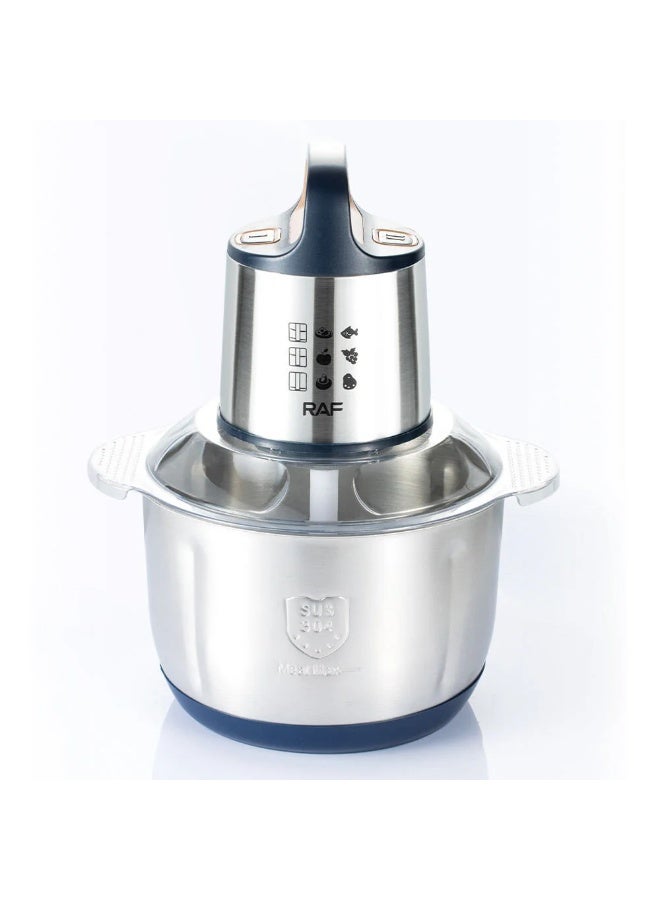RAF R.7727 5L Stainless Steel Electric Kitchen Food Processor for Chopping, Mixing & Blending - Image 4