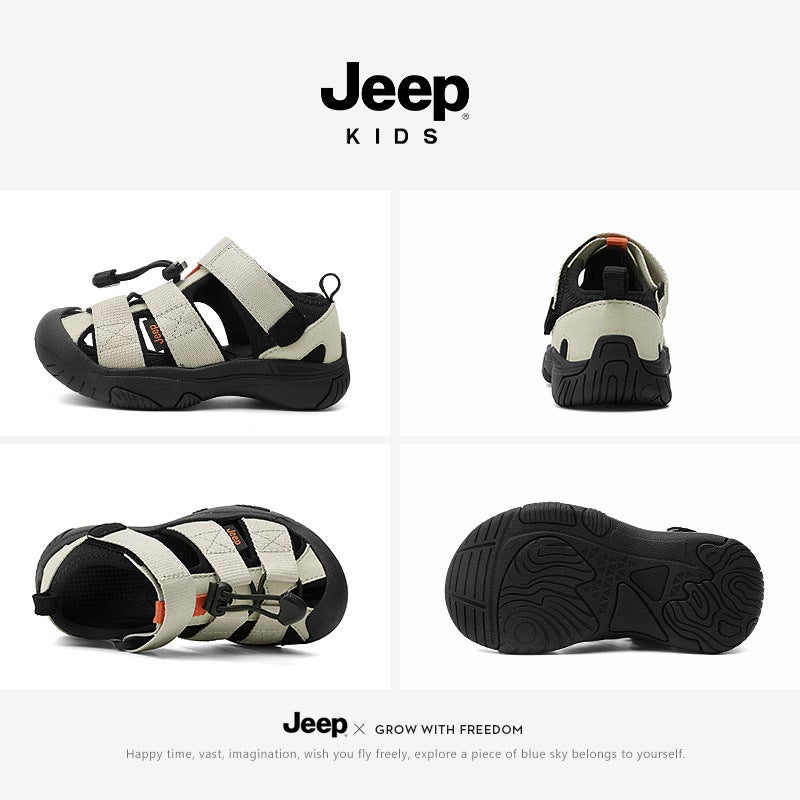 Jeep Children'S Shoes 2025 Summer Children'S All-Match Outdoor Wading Casual Soft Sole Tracing Shoes Boys And Girls Sports Sandals - Image 4