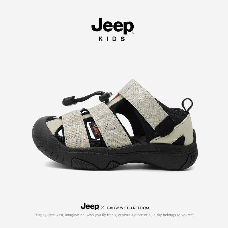 Jeep Children'S Shoes 2025 Summer Children'S All-Match Outdoor Wading Casual Soft Sole Tracing Shoes Boys And Girls Sports Sandals - Image 2