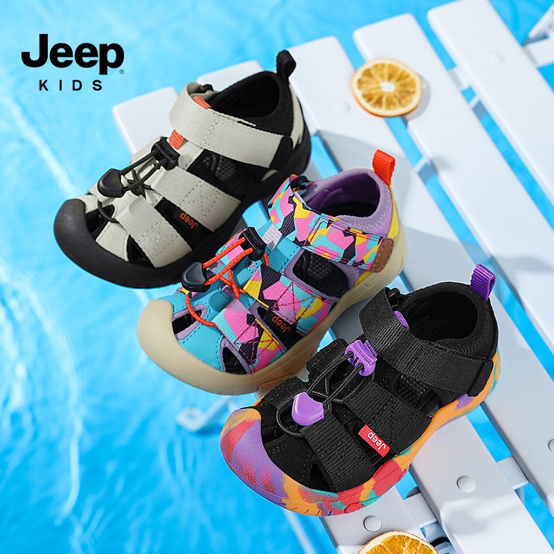 Jeep Children'S Shoes 2025 Summer Children'S All-Match Outdoor Wading Casual Soft Sole Tracing Shoes Boys And Girls Sports Sandals - Image 5