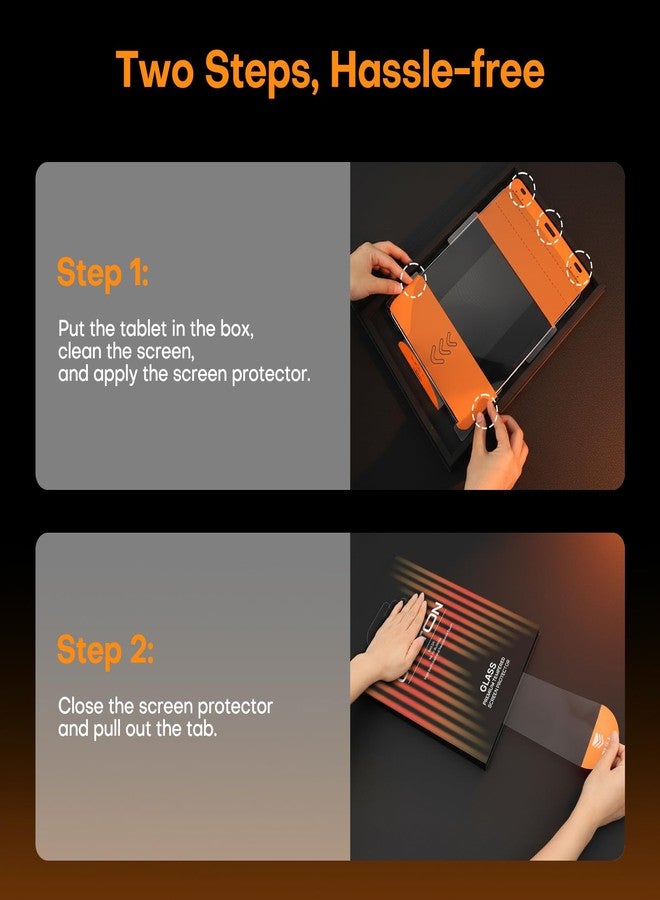 OMOTON 2 Pack Privacy Screen Protector for Galaxy Tab A Plus - Image 3