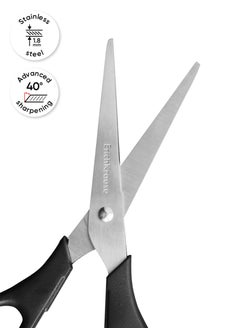 ErichKrause Scissors EasyCut, 19 cm, black (blister 1 pc)  - Image 4
