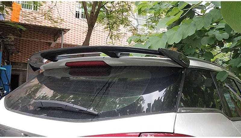 AUTO MT جناح سبويلر خلفي عالمي من الكربون ABS جناح سباق سيارة جناح سبويلر خلفي لغطاء صندوق السيارة ملحقات خارجية لتعديل SUV هاتشباك 1 قطعة - Image 5