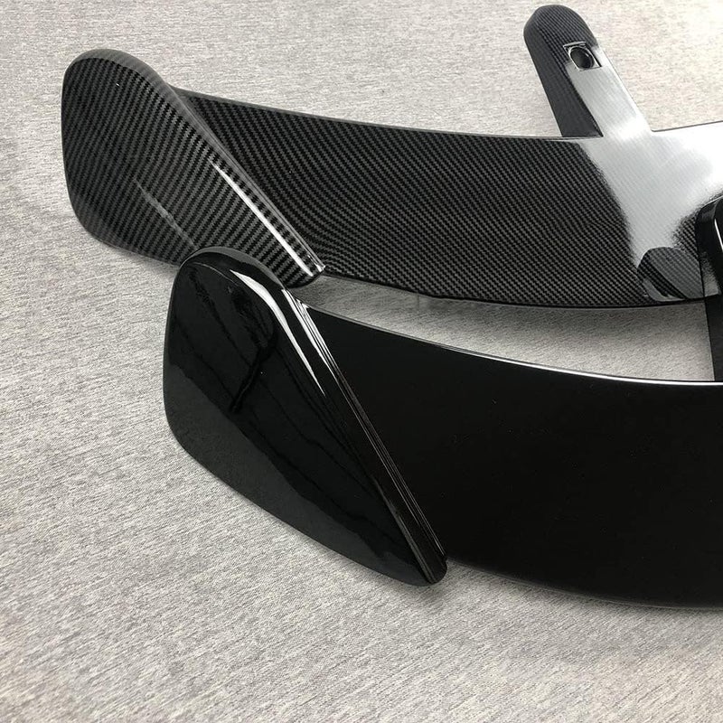 AUTO MT جناح سبويلر خلفي عالمي من الكربون ABS جناح سباق سيارة جناح سبويلر خلفي لغطاء صندوق السيارة ملحقات خارجية لتعديل SUV هاتشباك 1 قطعة - Image 3