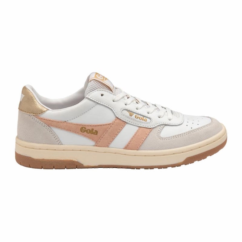 Gola Women's Hawk White/Black/Gold 8 Medium - Image 4