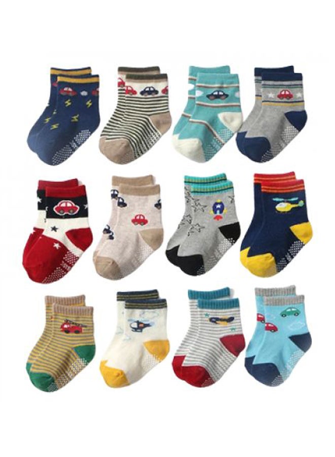 - Set Of (12) Ankle Socks - For Kids - Image 1
