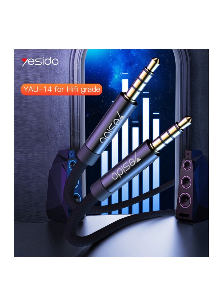 Yesido 3.5mm Male to Male AUX Audio Cable Black  - Image 3