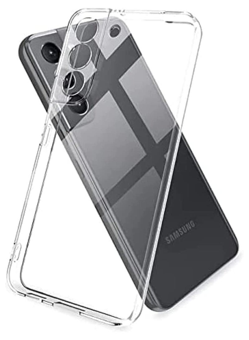 فواتير جراب شفاف مقاوم للصدمات لهاتف Samsung Galaxy S23، غير مصفر، حماية من السقوط العسكري بطول 10 أقدام، غطاء خلفي شفاف صلب مع وسائد هوائية بأربع زوايا للحماية من السقوط - Image 1
