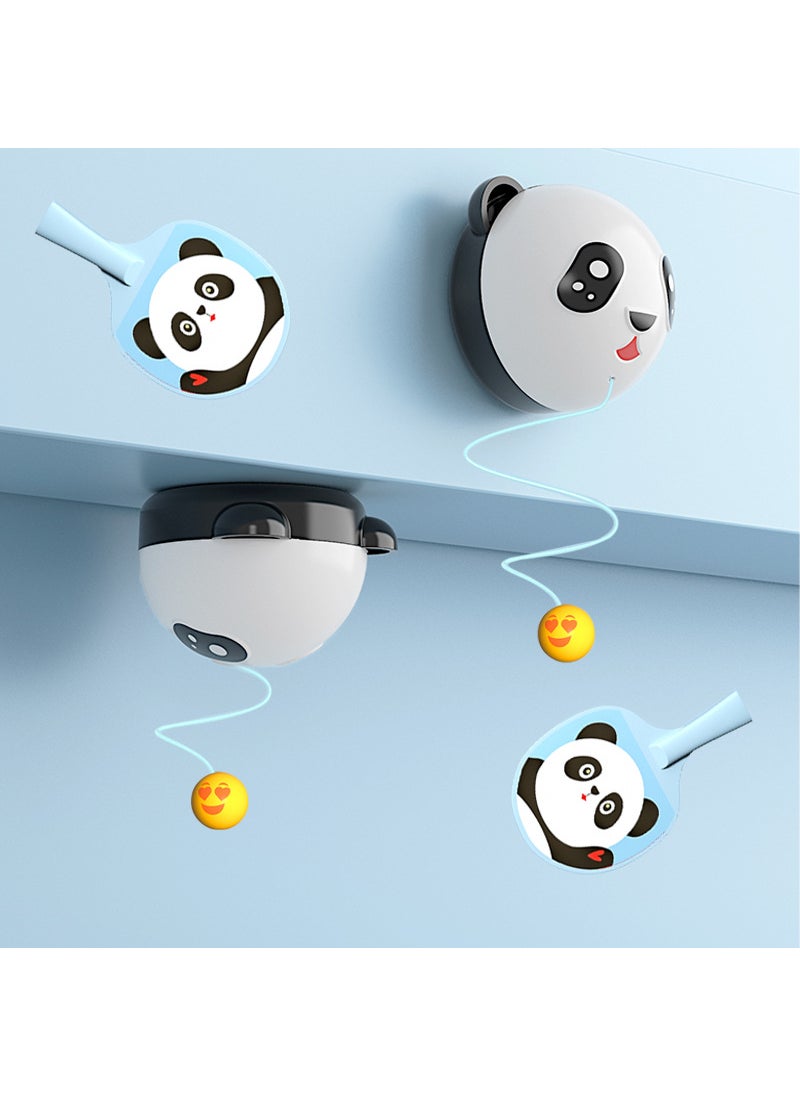 Generic 1 x 5 pcs Ping Pong Trainer for Kids Interactive Toy Hanging table tennis trainer +5 balls + two shots + stickers + color box + seamless large round glue