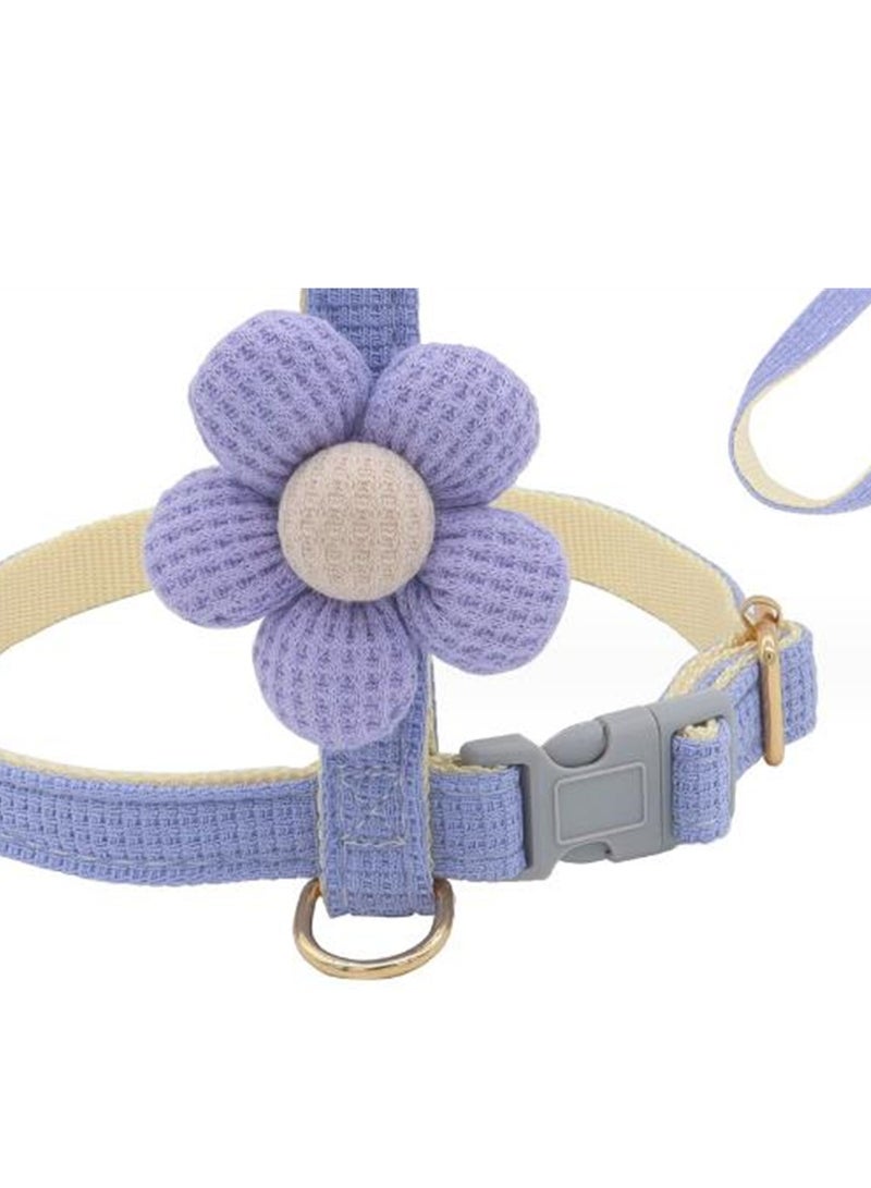 Generic 1.5M pet traction rope for small and medium-sized dogs Teddy to go out special anti-breakaway rope for walking cats five-petal flower traction rope - Image 3