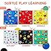 teytoy My First Baby Tissue Box Soft Stuffed High Contrast Crinkle Montessori Square Sensory Toys Juggling Rainbow Dance Scarves for Toddler Infants Newborns and Kids Educational Preschool Learning - Image 3