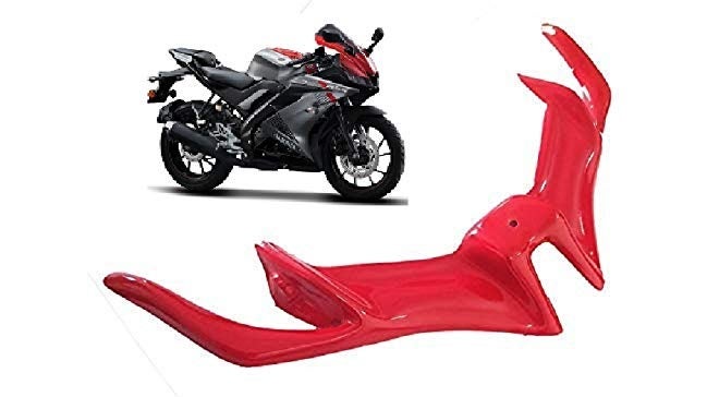 Ramanta Winglet 2.0 for Yamaha R15 V3 Wiser Cap/Light Visor Cap (Red) - Image 1