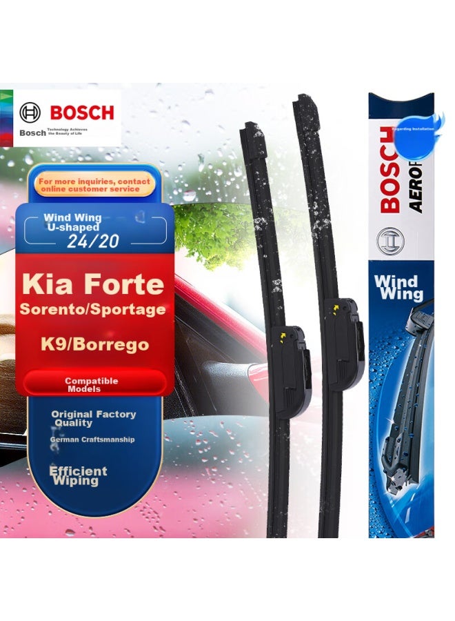 Bosch Windshield Wiper Blade, U-shaped 24/20 - Image 2
