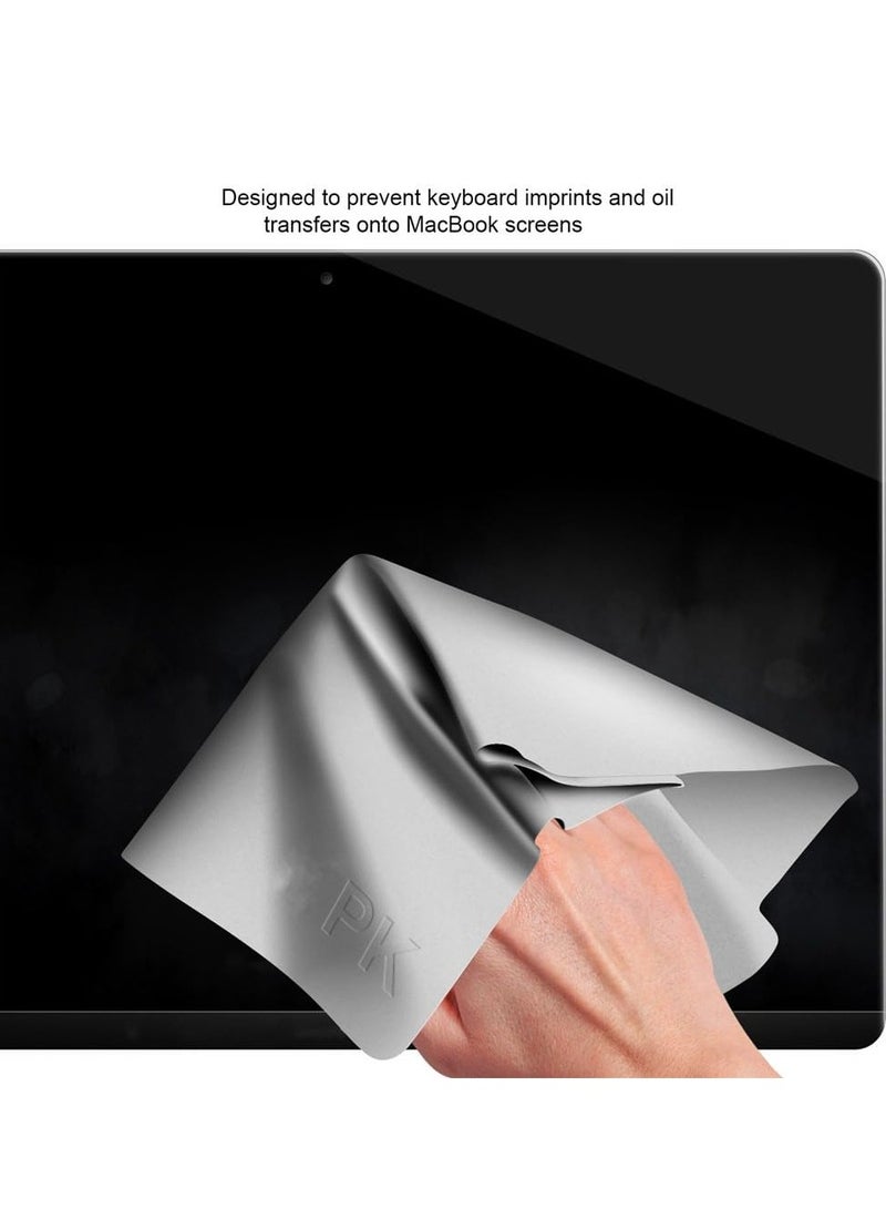 Screen Keyboard Imprint Protection Microfiber Liner and Cleaning Cloth 13" Compatible with MacBook Pro 15" MacBook Pro 16" and MacBook Air 15" - Image 4