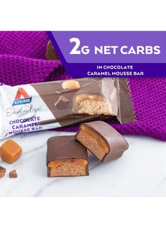 Atkins Endulge Chocolate Caramel Mousse Bar, Dessert Favorite, 1g Sugar, High in Fiber, 5 Count  - Image 5