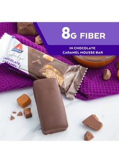 Atkins Endulge Chocolate Caramel Mousse Bar, Dessert Favorite, 1g Sugar, High in Fiber, 5 Count  - Image 3