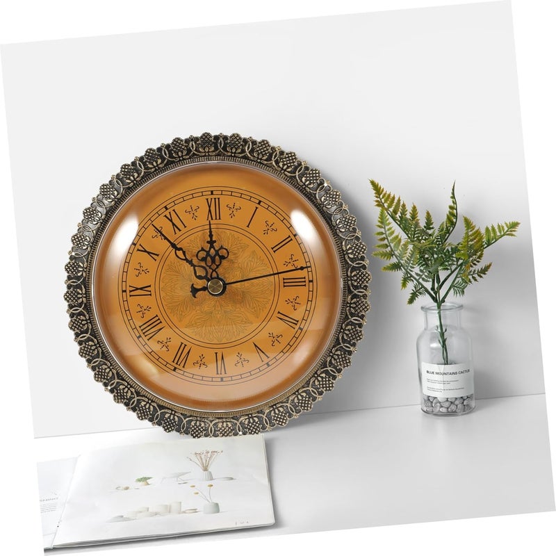 Vintage Clock Insert 150mm Silent Quartz Clock Head with Roman Numerals for DIY Craft Projects for Home Decor - Image 3