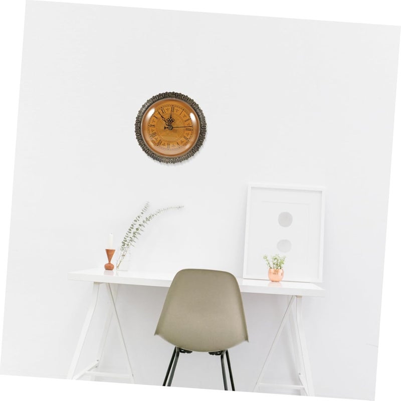 Vintage Clock Insert 150mm Silent Quartz Clock Head with Roman Numerals for DIY Craft Projects for Home Decor - Image 4