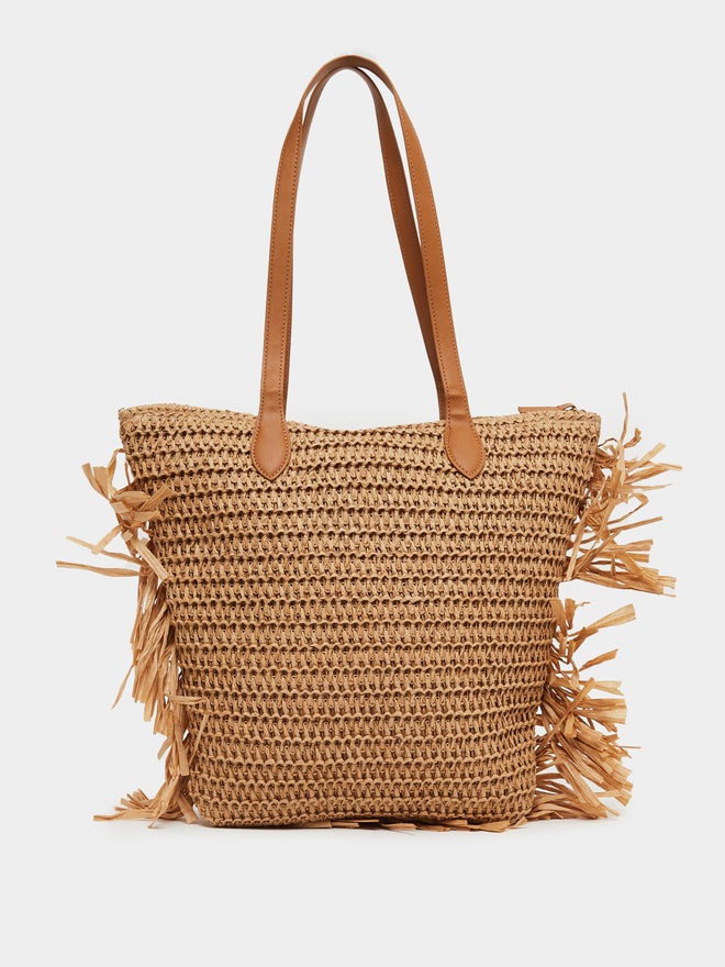 Styli Styli Side Fringe Detail Beach Shoulder Bag  - Image 4