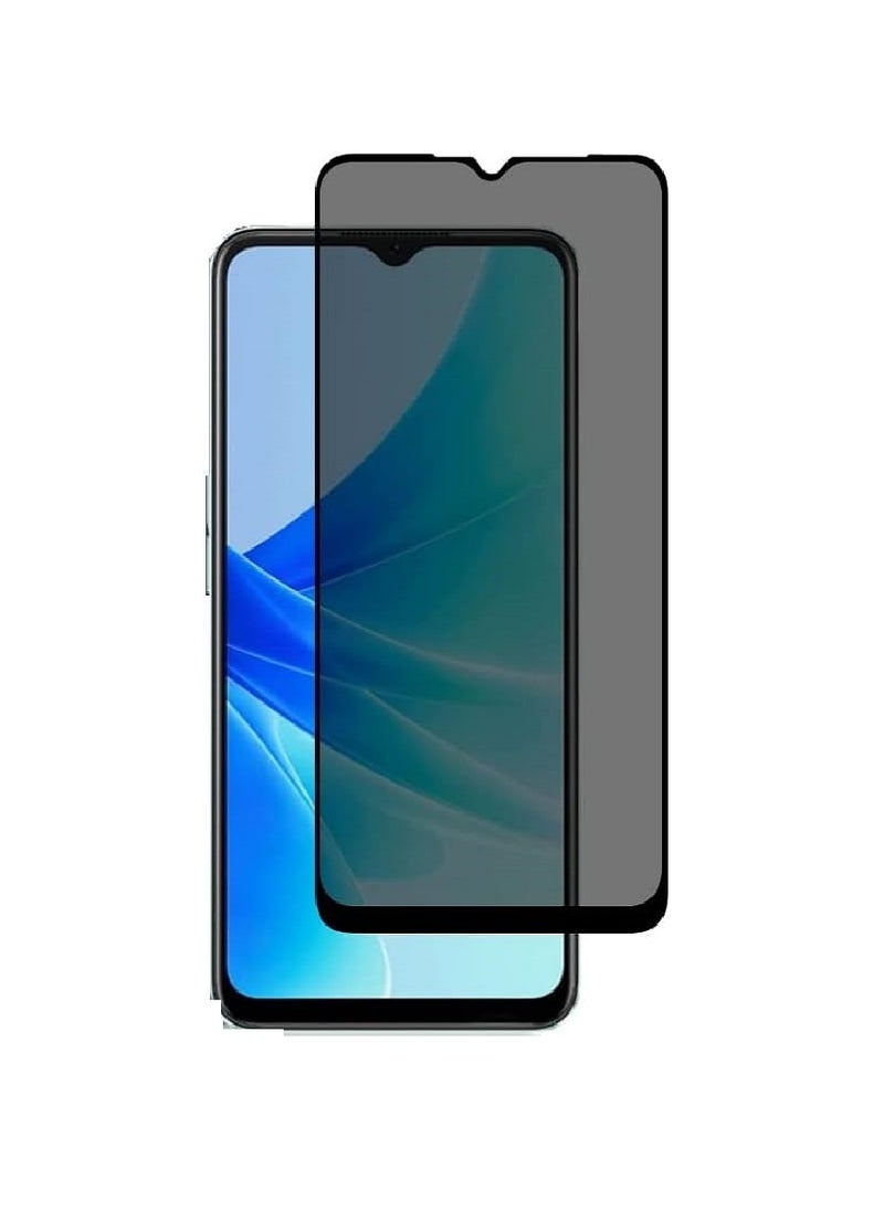 Super Tempered Glass Screen Protector Anti-Spy Privacy  Designed For Oppo A57 4G Full Screen Coverage And Bubble Free - Image 1