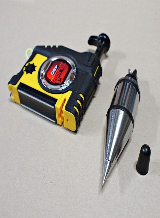 Tajima Plumb-bob, 4.5m, 1000g, Wooden Grip, Flat Head, German Style - Image 1