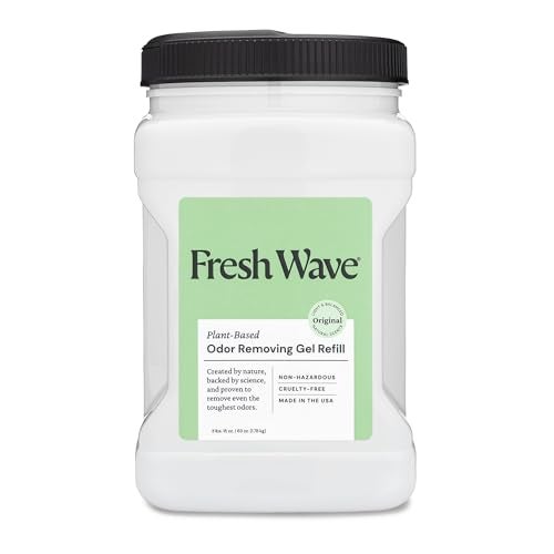Fresh Wave Fresh Wave Odor Removing Gel Refill 63 oz Safer Odor Absorbers for Home Natural PlantBased Odor Eliminator Every 15 oz lasts 3060 Days For Cooking Trash  Pets 