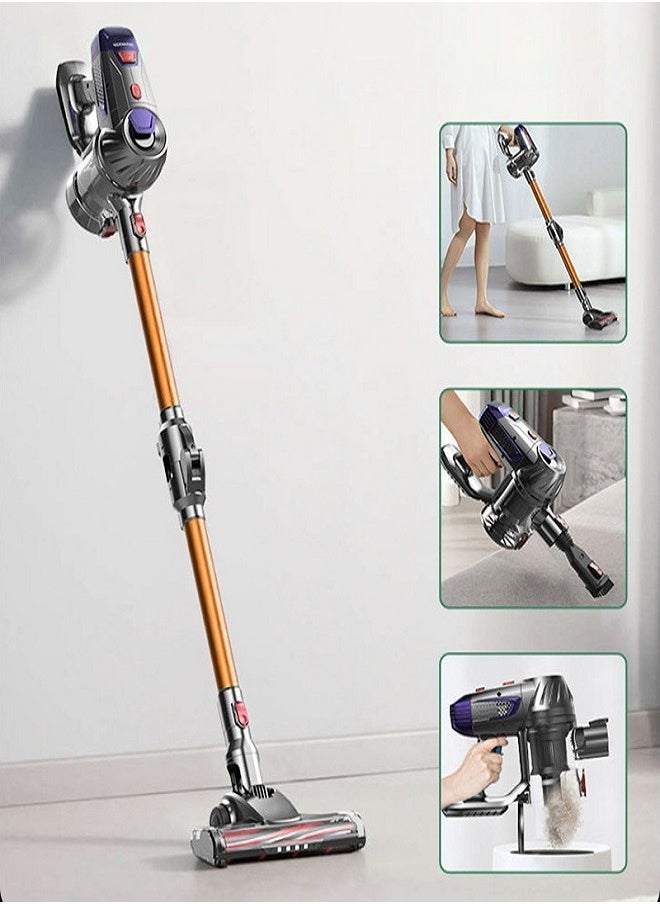 Generic Cordless Foldable 4-in-1 Vacuum Cleaner | 150W Motor with Removable Battery | Perfect for Home, Car, Hard Floors, Carpets, and Pet Hair  - Image 1
