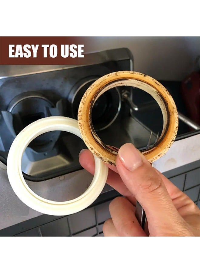 HY 54mm Silicone Steam Ring, 2Pcs Silicone Gasket Accessories For Espresso Machine 878/870/860/840/810/500/450/ Sage 500/870/875/880/810/878 No BPA Grouphead Gasket Replacement Part  - Image 3