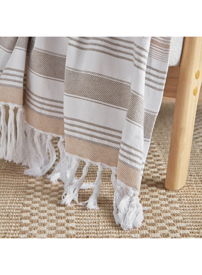 Home Box Austin Cotton Woven Throw 152 x 127 cm - Image 2