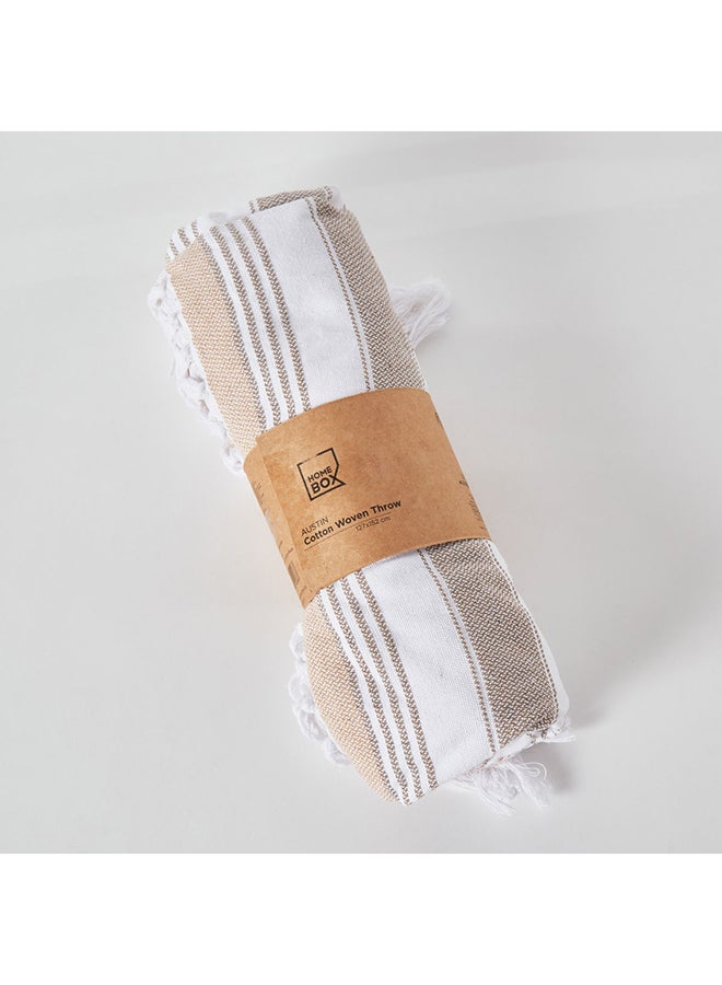 Home Box Austin Cotton Woven Throw 152 x 127 cm - Image 5