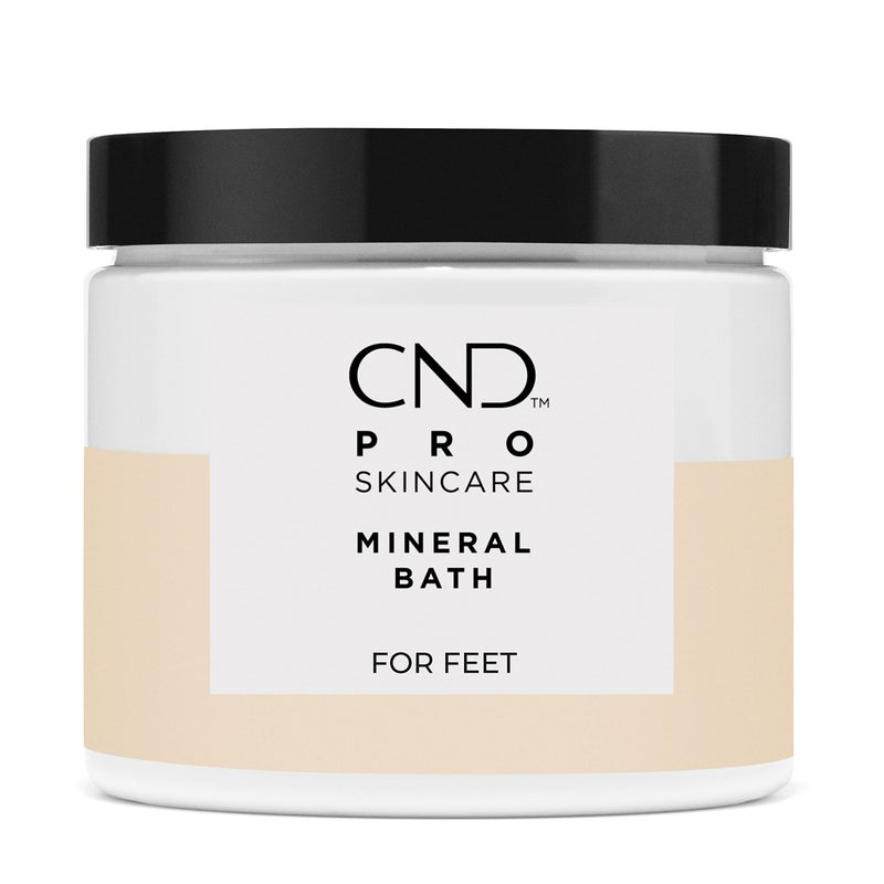 CND Pro Skincare Mineral Bath for Feet, Avocado Oil, Vitamin E, and Shea Butter, Natural Vegan Formula, 18 Fl Oz - Image 1