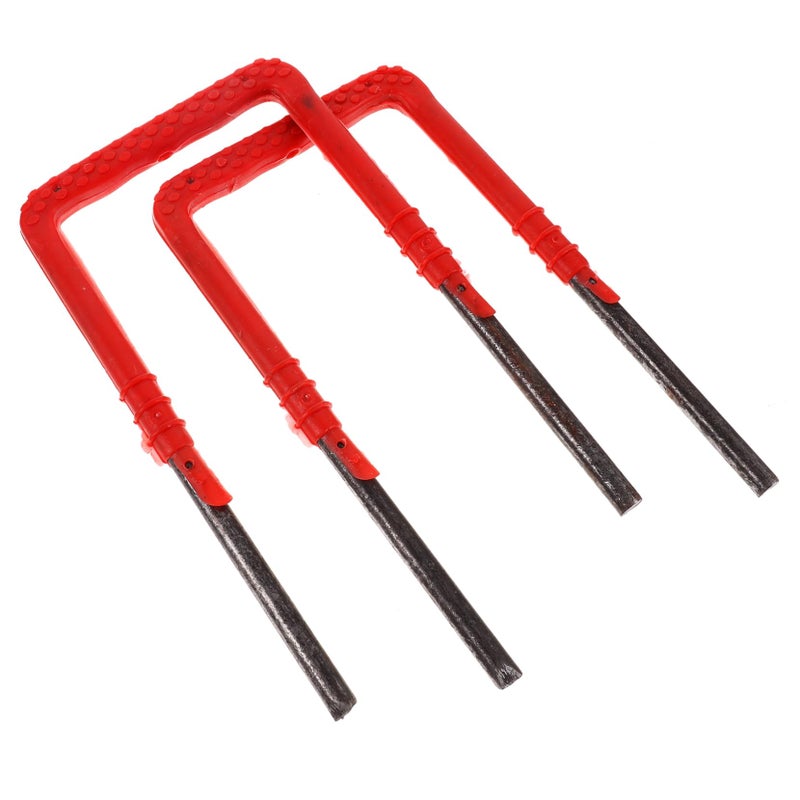 Heavy Duty Plastic Steel Ladder for Stairs Sturdy Climbing Stand 2 Pack - Image 2