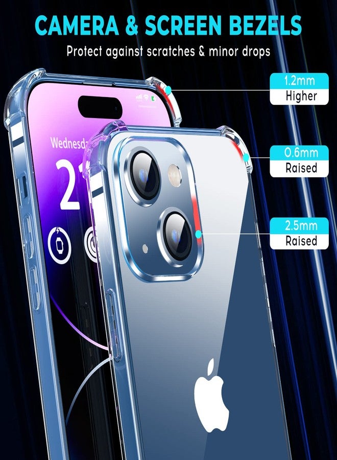 ORIbox for iPhone 14/13 Case with 4 Corners Shockproof Protection, Clear Case for Women Men, Kids - Image 4