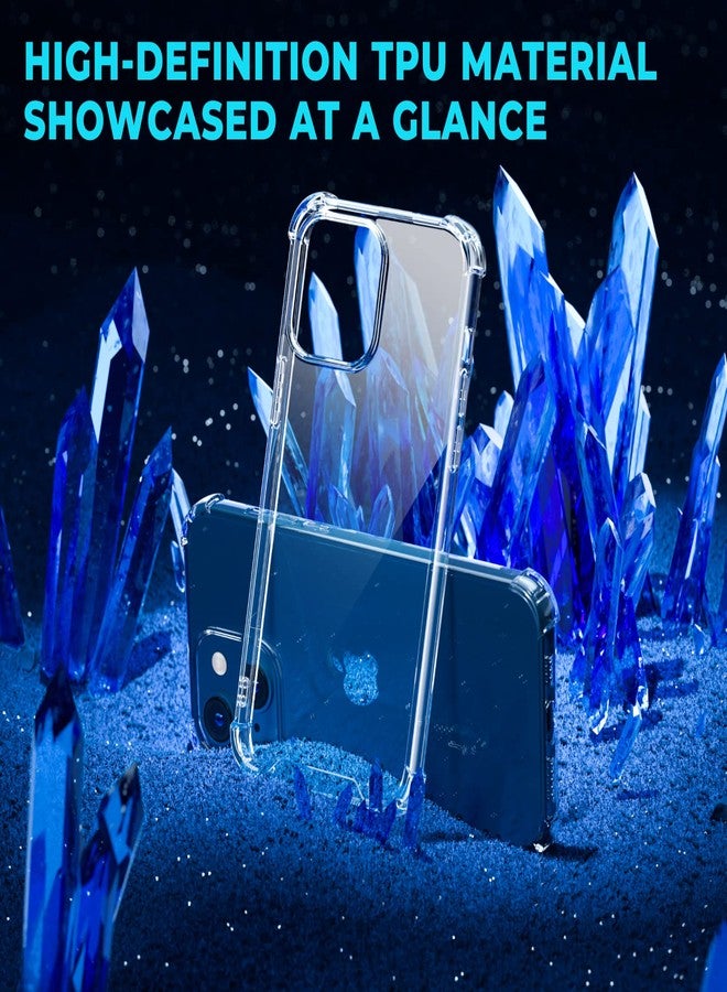 ORIbox for iPhone 14/13 Case with 4 Corners Shockproof Protection, Clear Case for Women Men, Kids - Image 2