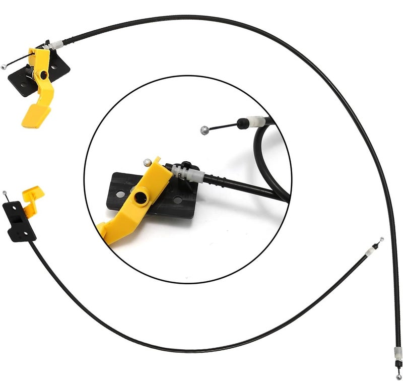 Shibeiparts Hood Release Cable Hood Latch Hood Lock Release Cable Fit for Jeep Renegade 2015 2016 2017 2018 2019 2020 2021 Replace#68247126AA - Image 3