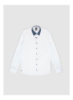 Olymp Collared Neck Long Sleeve Plain/Basic Shirt  - Image 1