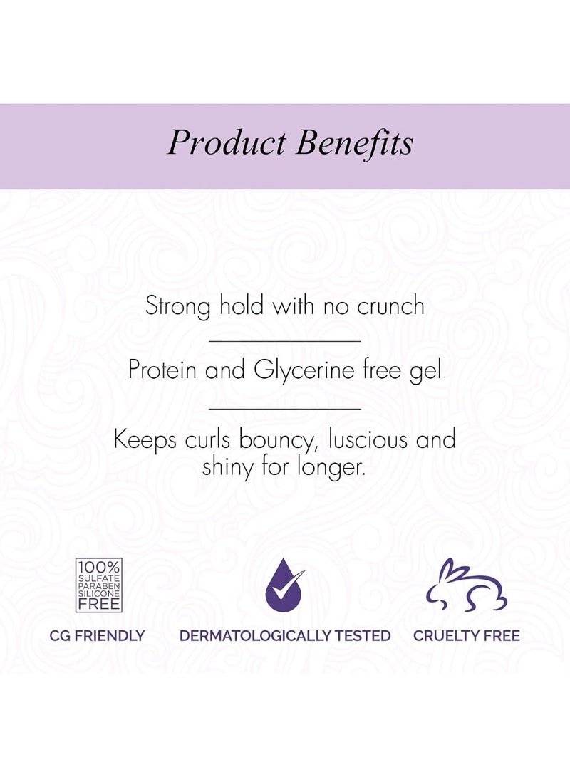 Curl Up Curl Ultra Defining Curly Hair Gel Strong Hold Flaxseed For Wavy & Curly Hair - 100 ml - Image 5