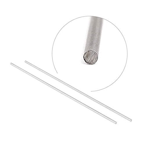 XMHF 100mm Long 1.5mm Dia Steel Rod Round Stock Lathe Tools 20Pcs - Image 2