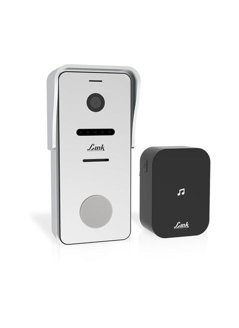 Link Smart WiFi Video Doorbell 1080P Instant Visitor Video Call 2Way Talk Motion Detection Intruder Alarm Alexa Google Assistant Grey Free Installation and 3 Year Domestic Warranty