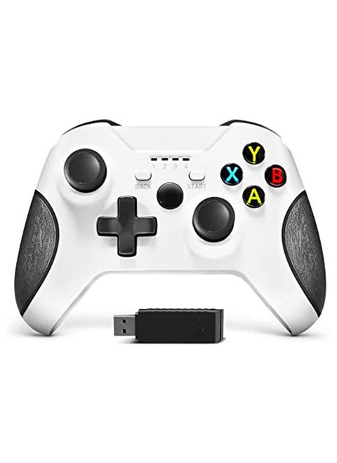 Xbox one Wireless Controller PC Game Controller, 2.4GHZ Wireless Game Controller Compatible with Xbox One/One S/One X and PC with Built-in Dual Vibration