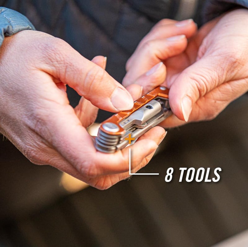 Gerber Gear Armbar Drive 8-in-1 Pocket Knife EDC Multitool with Screwdriver, 2.5" Blade, Onyx - Image 3